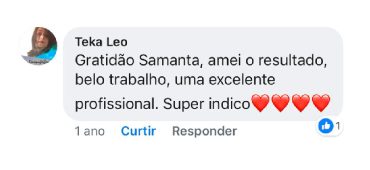 Depoimento ótimo trabalho doutora samante nigro